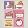 Maruchan Noodle Grid-T-shirt med tryck för barn