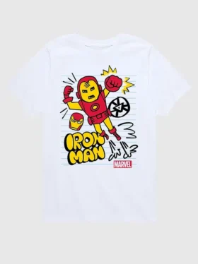 Marvel Iron Man Doodle-T-shirt med korta ärmar för småbarn