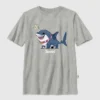 Marvel Rivals-T-shirt med tryck för barn – Jeff the Shark