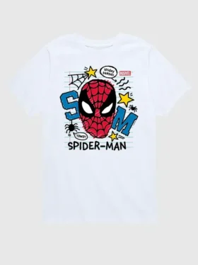 Marvel Scribbled Spider-Man-T-shirt med kort ärm för småbarn