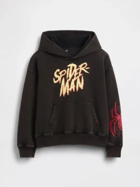 Marvel Vintagesoft Spider-Man-hoodie med avslappnad passform för barn