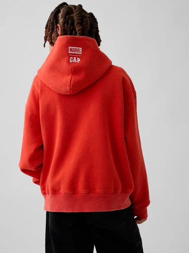 Marvel Vintagesoft Spider-Man-hoodie med avslappnad passform för barn