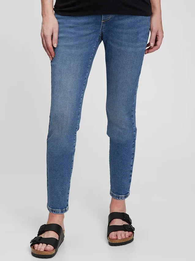 Maternity Full-Panel True Skinny Jeans