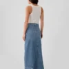 Maxikjol i denim