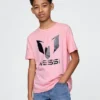 Messi-T-shirt med tryck för barn