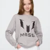 Messi-T-shirt med tryck för barn