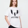 Messi-T-shirt med tryck för barn
