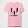 Messi-T-shirt med tryck för barn