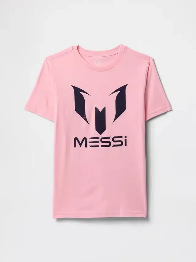Messi-T-shirt med tryck för barn