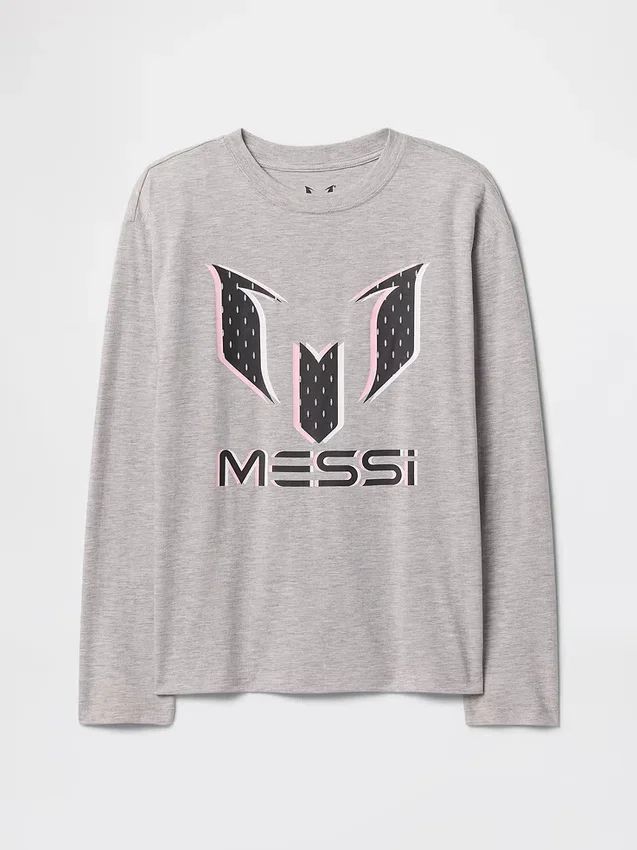 Messi-T-shirt med tryck för barn