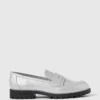 Metallic-loafers för barn
