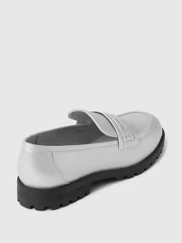 Metallic-loafers för barn