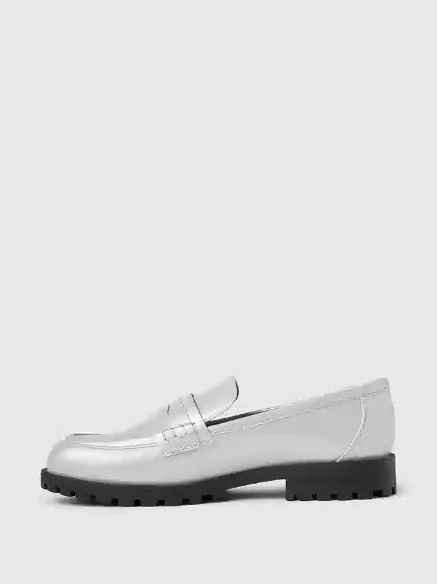 Metallic-loafers för barn