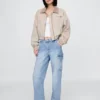 Mid Rise '90S Loose Cargo Jeans