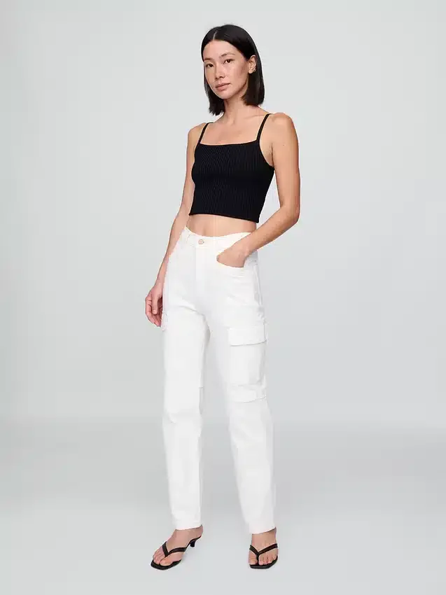 Mid Rise '90S Loose Cargo Jeans