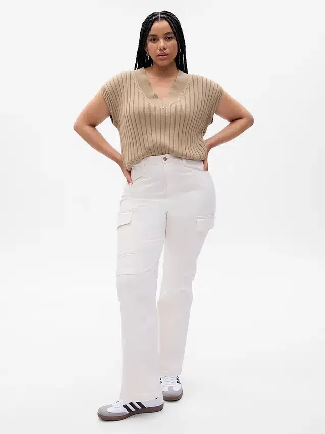 Mid Rise '90S Loose Cargo Jeans