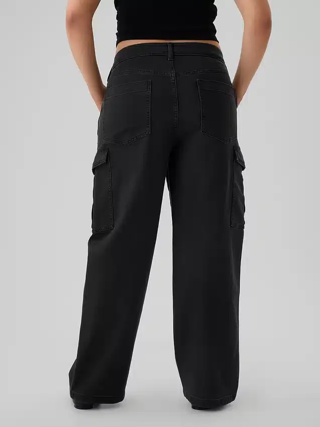 Mid Rise '90S Loose Cargo Jeans
