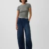 Mid Rise Easy Horseshoe Jeans