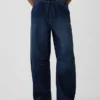 Mid Rise Easy Horseshoe Jeans