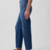 Mid Rise Slim Barrel-Jeans