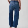 Mid Rise Slim Barrel-Jeans