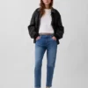Mid Rise Slim Taper-Jeans