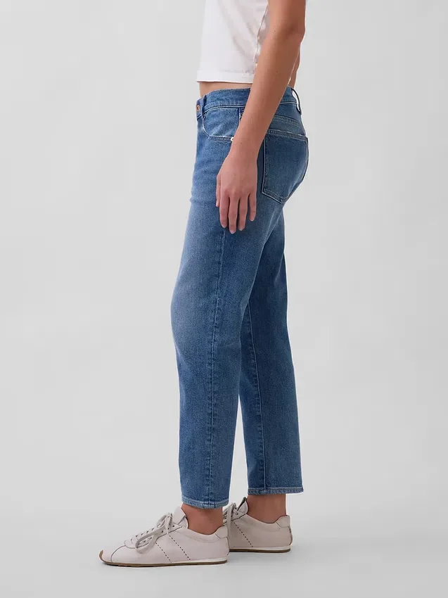 Mid Rise Slim Taper-Jeans