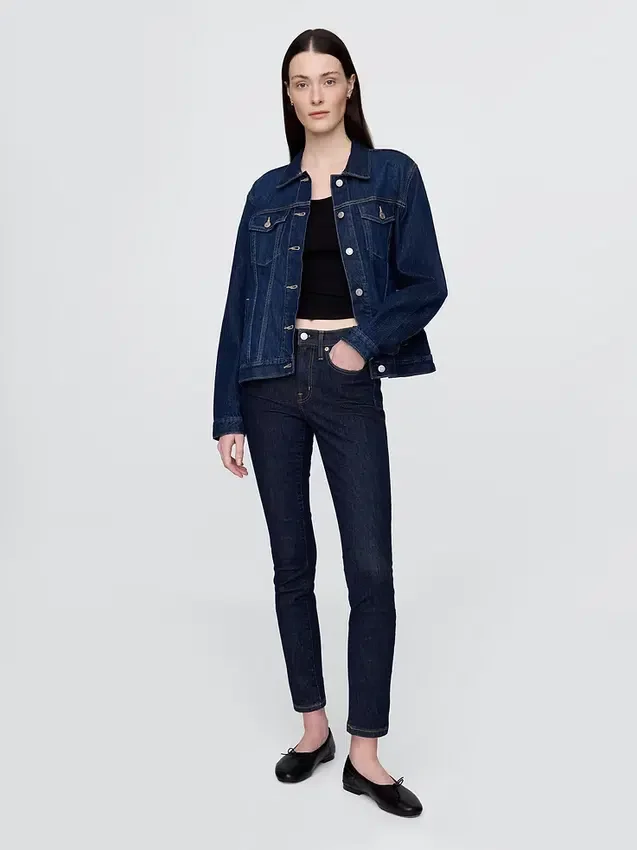 Mid Rise True Skinny-Jeans