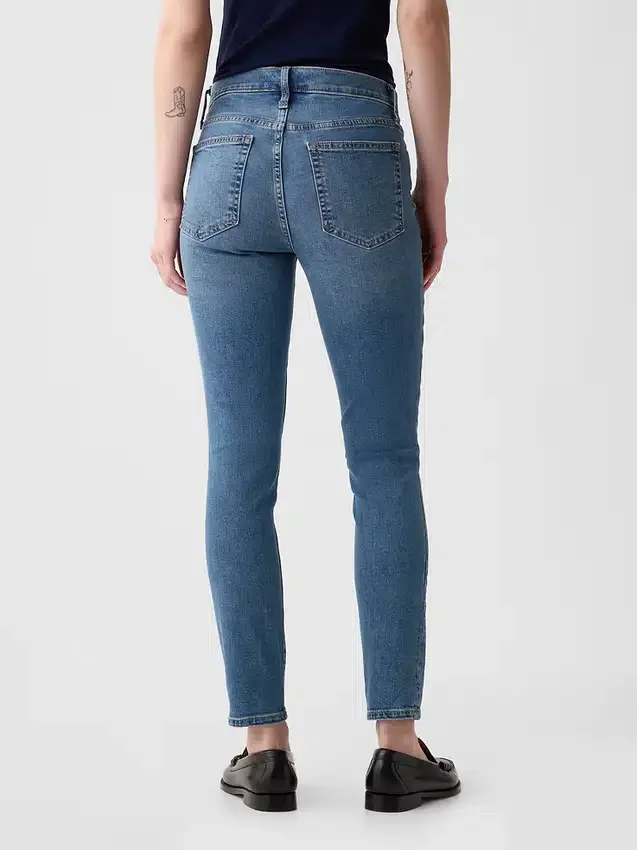 Mid Rise True Skinny-Jeans