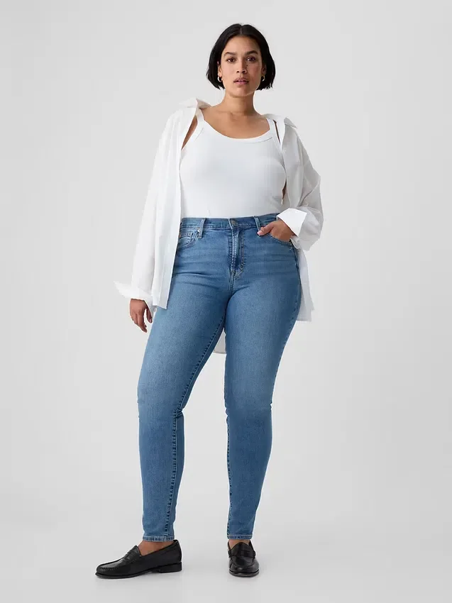 Mid Rise True Skinny-Jeans