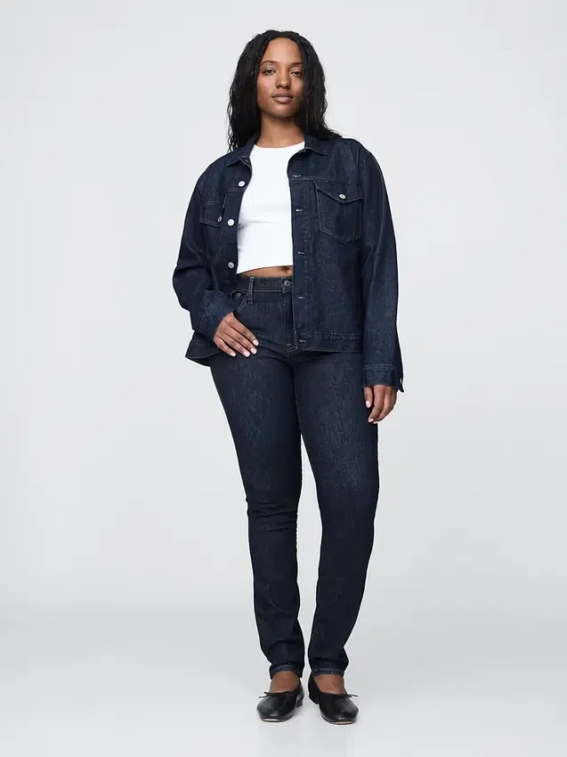 Mid Rise True Skinny-Jeans