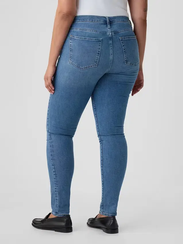 Mid Rise True Skinny-Jeans