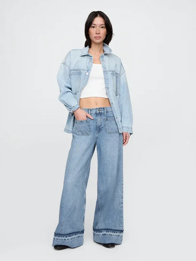 Mid Rise Ultrasoft Baggy Jeans