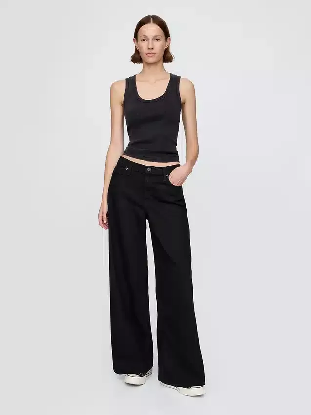 Mid Rise Ultrasoft Baggy Jeans