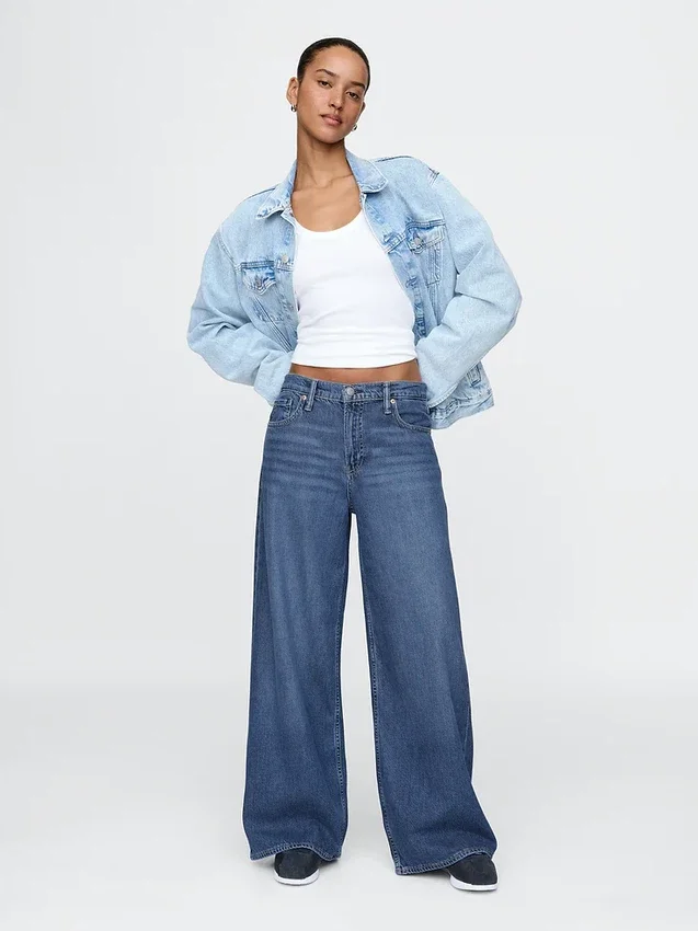 Mid Rise Ultrasoft Baggy Jeans
