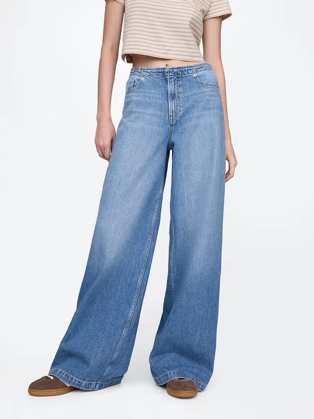 Mid Rise Ultrasoft Baggy Jeans