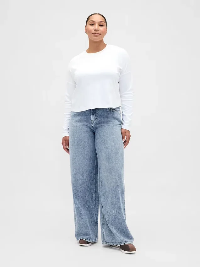 Mid Rise Ultrasoft Baggy Jeans