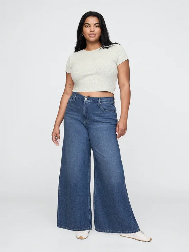 Mid Rise Ultrasoft Baggy Jeans