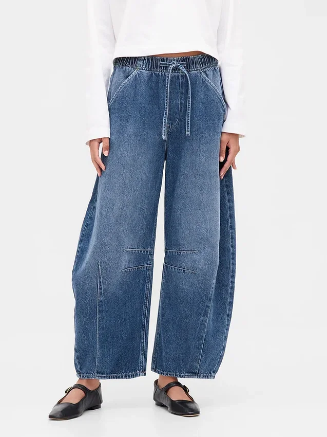 Mid Rise Ultrasoft Easy Horseshoe Jeans