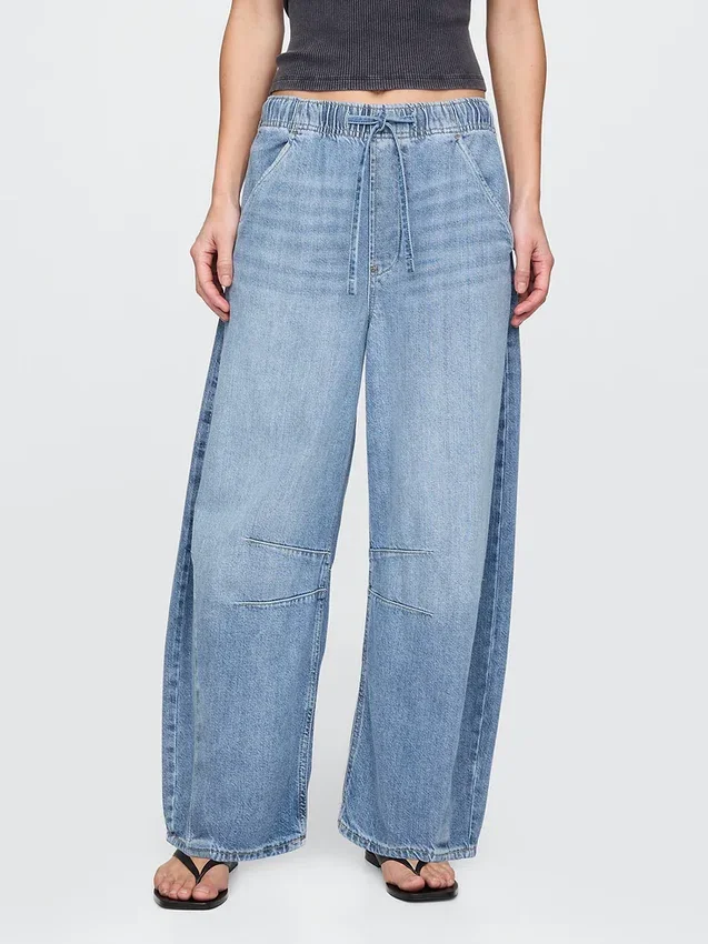 Mid Rise Ultrasoft Easy Horseshoe Jeans