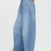 Mid Rise Ultrasoft Easy Horseshoe Jeans