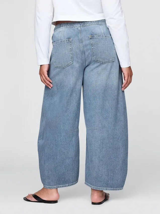 Mid Rise Ultrasoft Easy Horseshoe Jeans