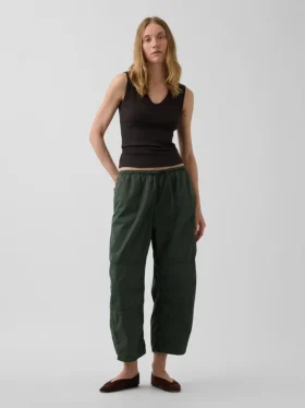 Midhöga, bekväma arbetsbyxor i twill med rundade ben