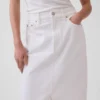 Midi-pennkjol i denim