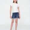 Midi-shorts i denim för barn