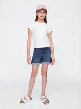 Midi-shorts i denim för barn