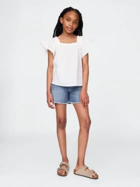 Midi-shorts i denim för barn