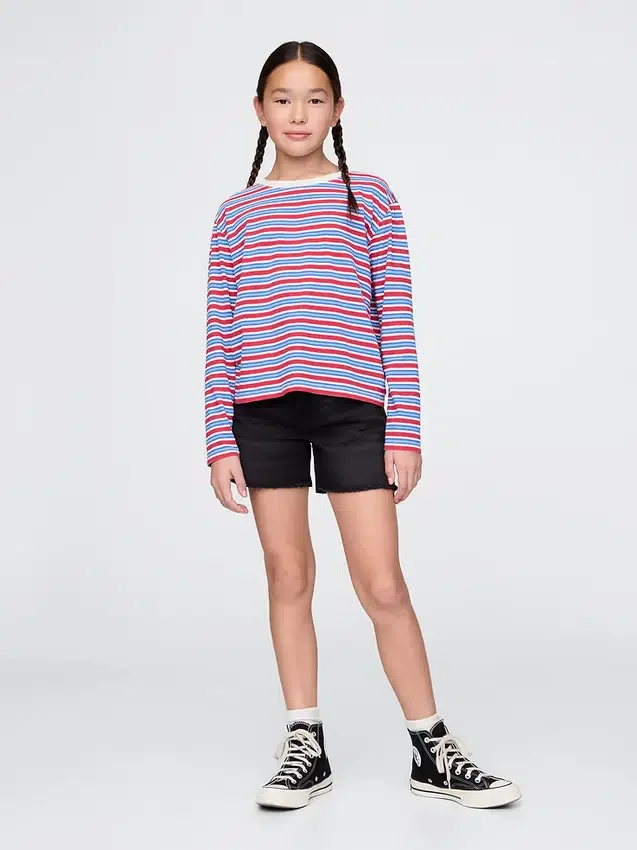 Midi-shorts i denim för barn