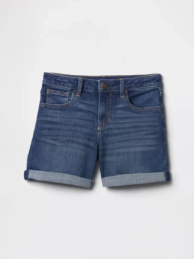 Midi-shorts i denim för barn