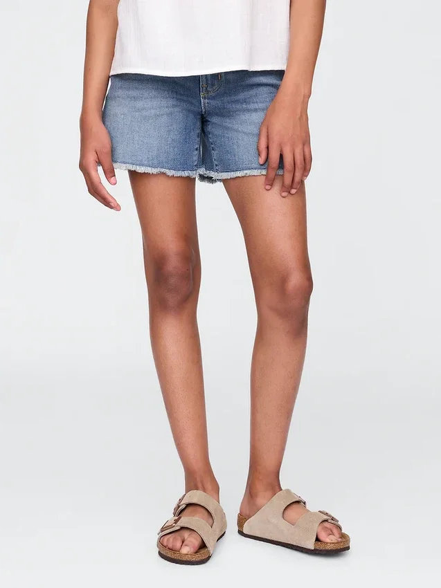 Midi-shorts i denim för barn